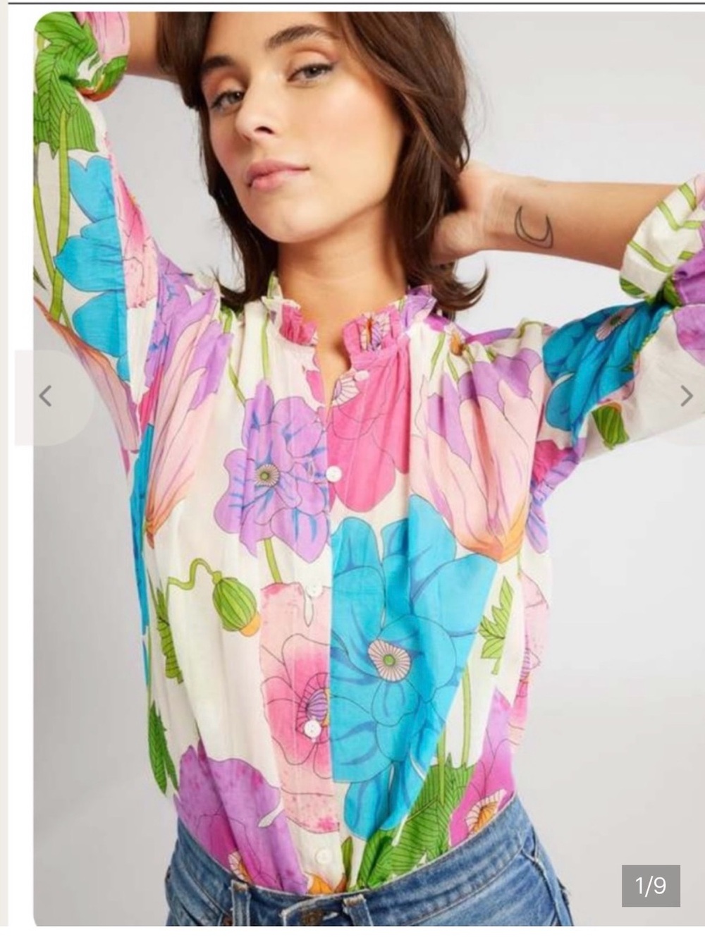 Mille Francesca blouse size small